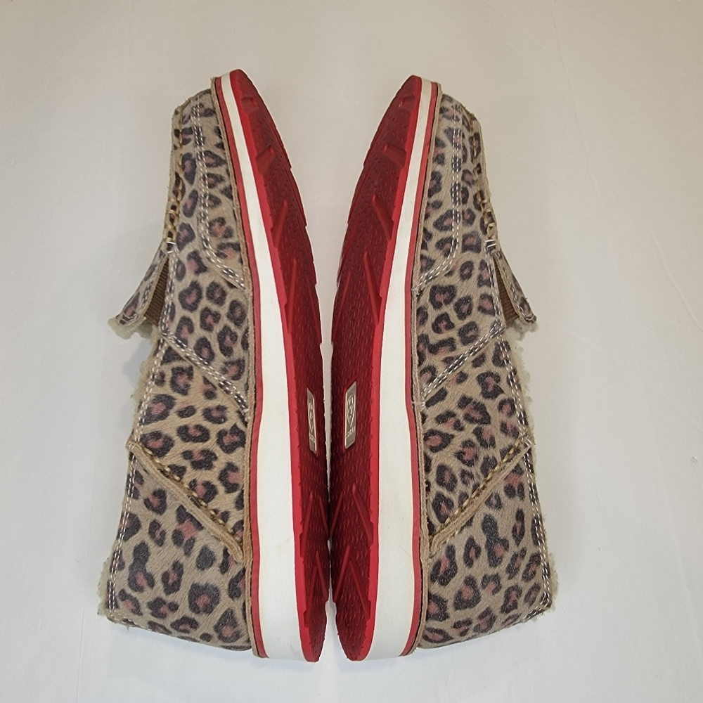 Ariat Cruiser Fleece Animal Print Slip On Size 7 B - Picture 8 of 15